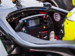 cockpit formula one car