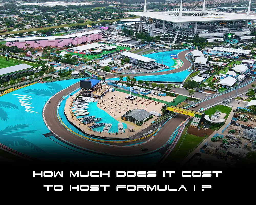 Cost to host an F1 race
