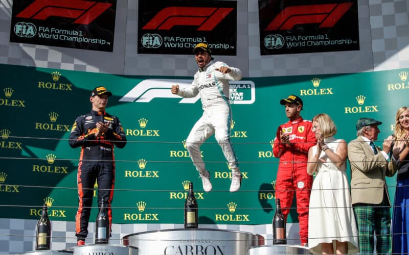 formula one podium